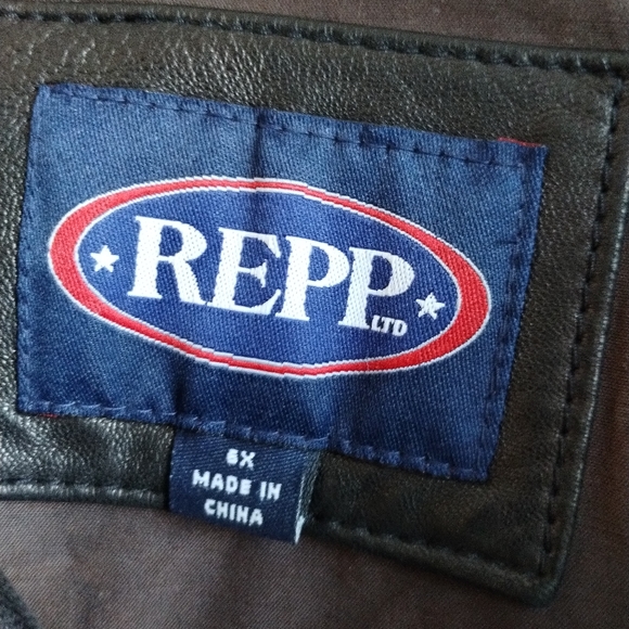 LEATHER LAMB MENS COAT. SIZE 6X. BLACK - Picture 2 of 3